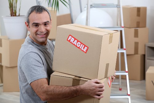 Removal van supporting a local move in Cudham