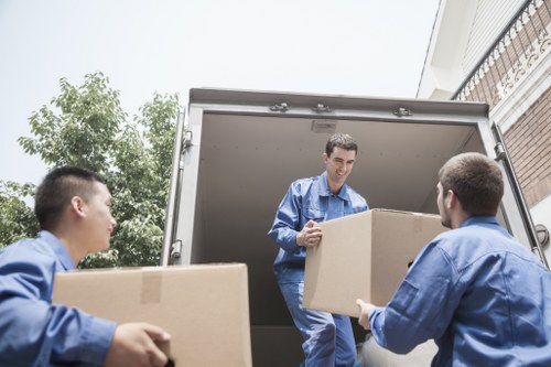 Commercial moving van service in Cudham village area