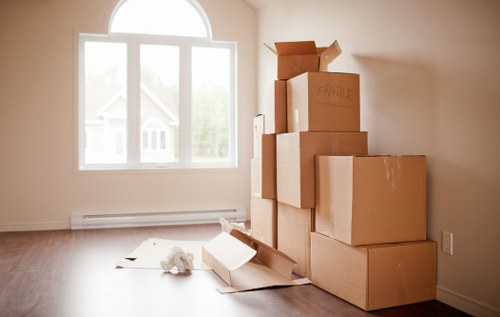 Man With Van Cudham team preparing a safe home move