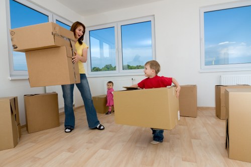 Packing and loading furniture for a Cudham house move
