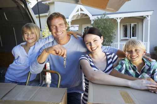 House removalists loading furniture and boxes for a Cudham home